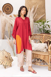2-PC Staple Silk Shirt with Qlot Trouser CNP22-127